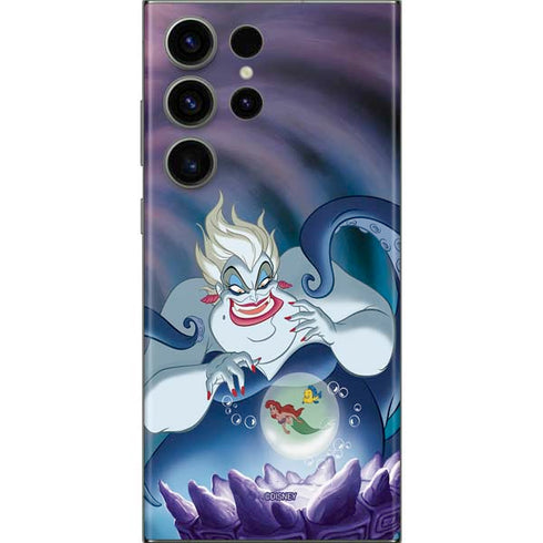 Disney Villains Ursula Ariel and Flounder Galaxy Skins